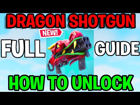 How To GET The NEW DRAGON SHOTGUN In 1v1 With Every Gun! (Full Guide)