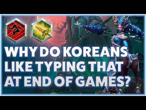 Lunara Leaping Strike - WHY DO KOREANS LIKE TYPING THAT AT END OF GAMES? - Grandmaster Storm League