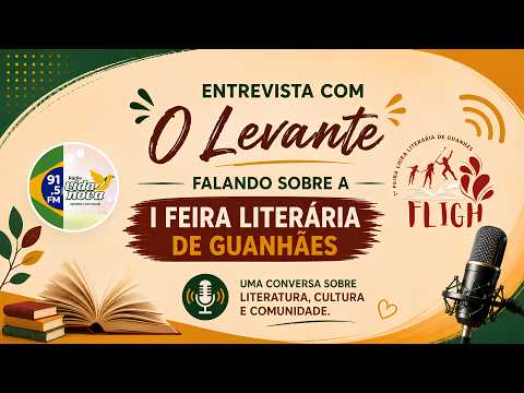 FLIGH 2026 | Conheça a 1ª Feira Literária de Guanhães, no Vale do Rio Doce (MG) | PODNEWS 10/07/2026
