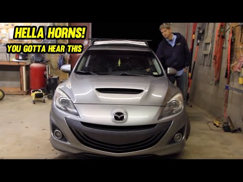 Mazdaspeed3 Hella Horn Install