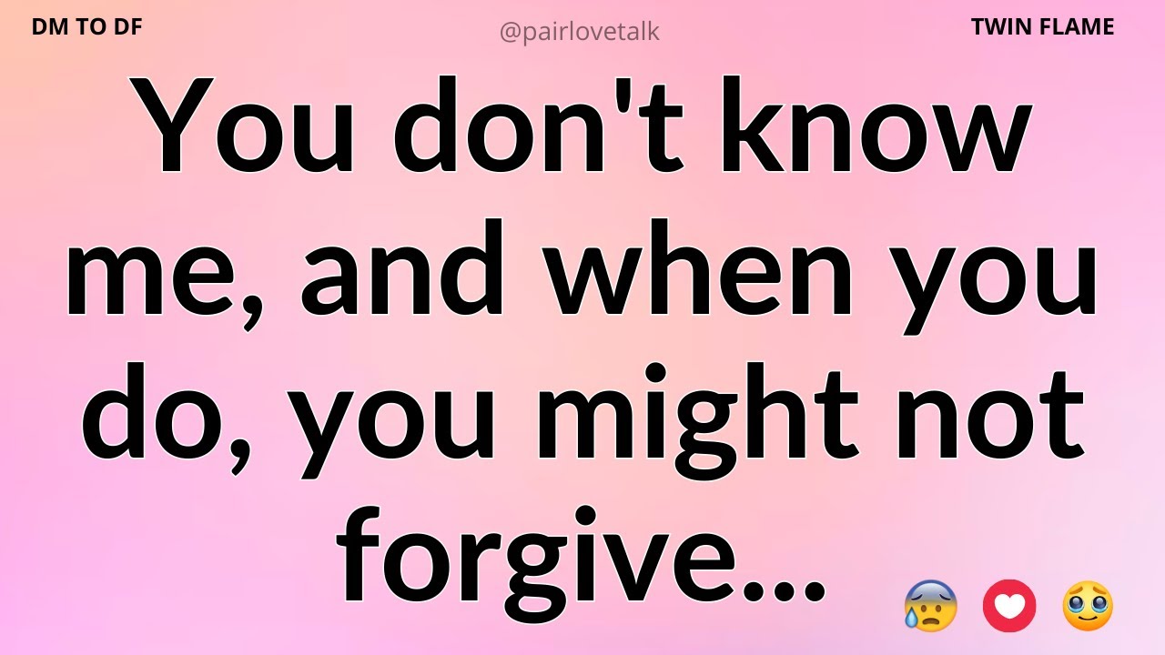 DM 💌 You don't know me and you won't forgive me when you do...😢 DM TO DF 🖤 Divine Masculine Energy