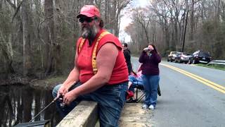 preview picture of video 'Big Bird Cropper Fishing On The Pocomoke River'