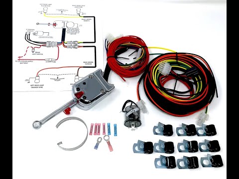 Turn Signal Switch and Complete Wiring kit 12 volts