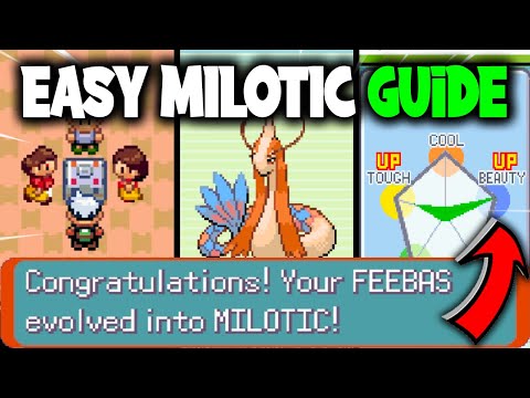 HOW TO EASILY EVOLVE FEEBAS INTO MILOTIC ON POKEMON EMERALD