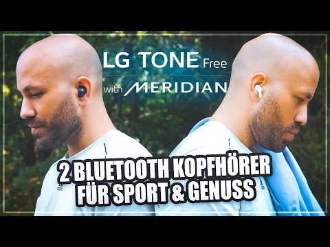 Neue LG Bluetooth Kopfhörer für SPORT & GENUSS / LG TONE Free fit DTF7Q & LG TONE Free DT90Q im Test