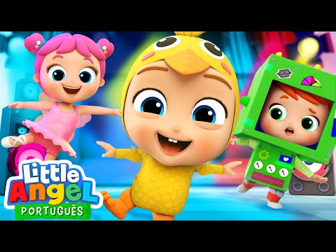 🩰 Mexe, Mexe, Vamos Dançar com o Joãozinho 🤖 | Little Angel Brasil | Músicas Infantis em Português