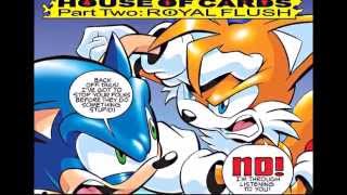 Sonic The hedgehog issue 179 COMIC DRAMA ''House Of Cards'' part 2