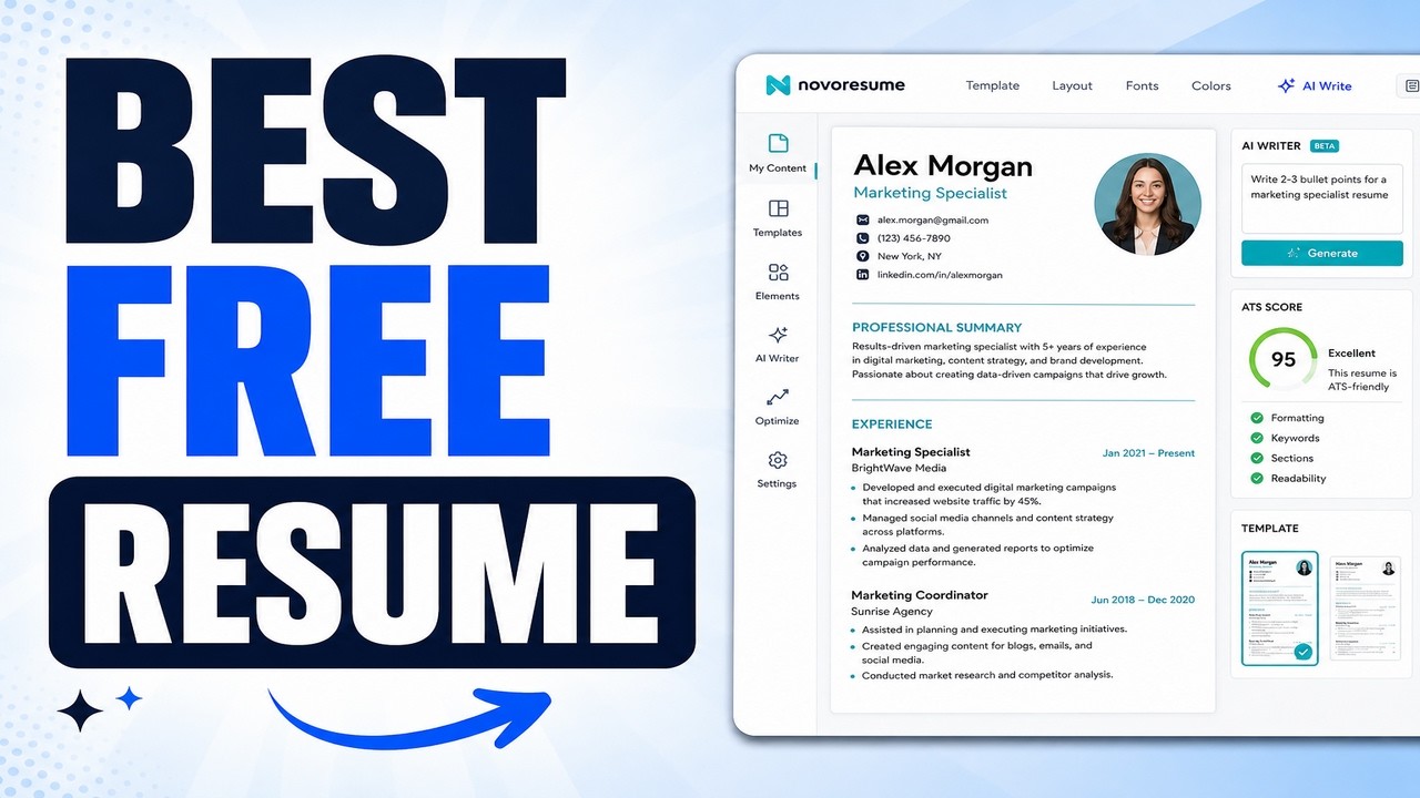 Free AI Resume Generator tutorial