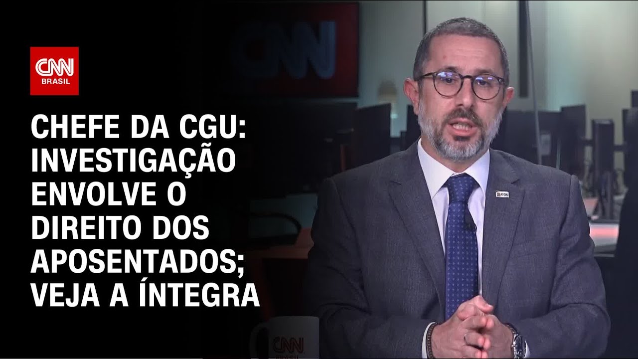 Fraude no INSS: ministro da CGU explica investigação; veja a íntegra | CNN 360º