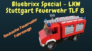 Bluebrixx Special - LKW Stuttgart Feuerwehr TLF 8 - 101307