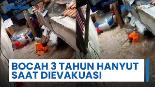 Perahu Karet Terbalik saat Evakuasi, Bocah 3 Tahun di Tebet Tewas seusai Hanyut Terbawa Arus Banjir