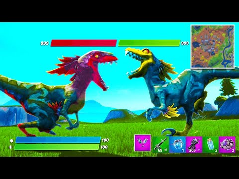 BATTAGLIA TRA DINOSAURI in UNA PARTITA DI FORTNITE!! 🦖🦕 Season 6