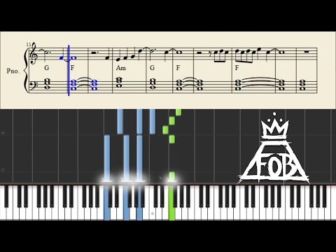 Alone Together - Fall Out Boy piano tutorial