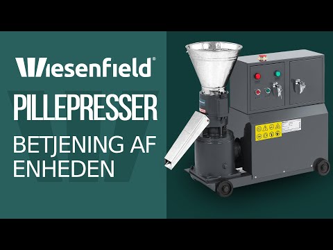Produktvideo - Pillepresser - 100 kg/t - 120 mm - 2 valser
