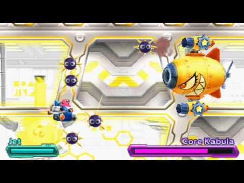Kirby: Planet Robobot - 'Core Kabula' Boss Fight (No Damage)