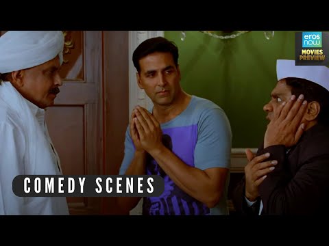 मिथुन दादा ने मारा जॉनी लीवर को जोरदार थप्पड़ | Johny Lever , Akshay Kumar Comedy Scene | Housefull 2