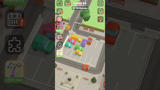PARKING JAM 3D LEVEL-64 | PARKING JAM 3D #viral #gaming #mqehgaming #shortsfeed #parkingjam3d