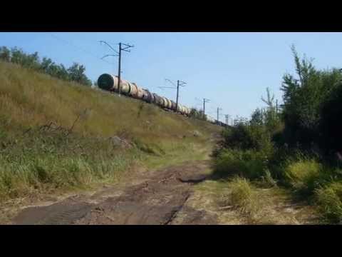 Russian Railways Freight Trains in Voskresensk
