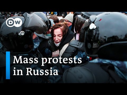 俄羅斯抗議。普京有多怕納瓦尼？| 普京有多害怕納瓦尼？ (Russia protests: How scared is Putin of Navalny? | DW News)