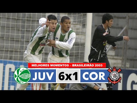 Juventude 6x1 Corinthians - Melhores Momentos - Brasileirão 2003