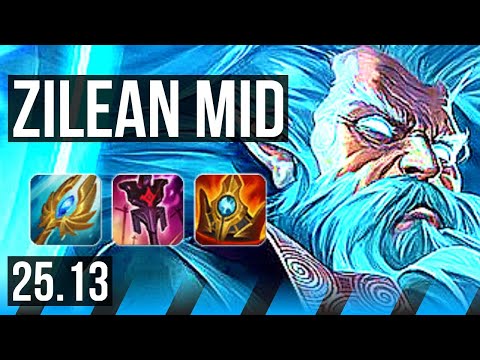 ZILEAN vs QIYANA (MID) | Comeback, 4/4/25 | KR Grandmaster | 25.13