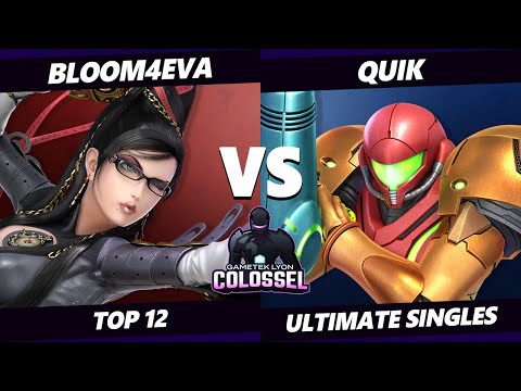 Colossel Top 12 - Bloom4Eva (Bayonetta) Vs. quiK (Samus) SSBU Ultimate Tournament