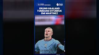 Jelang Laga Kontra Arsenal, Erling Haaland Diragukan Tampil seusai Tumbang Ditubruk Emi Martinez