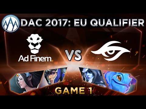 Ad Finem vs Secret Game 1 - DAC 2017 Europe Qualifier - @DotaCapitalist & @BTSGoDz