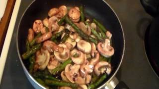 Asparagus and Mushrooms