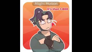 【手描きRKRN】1-800 meme #忍たま #animation #meme
