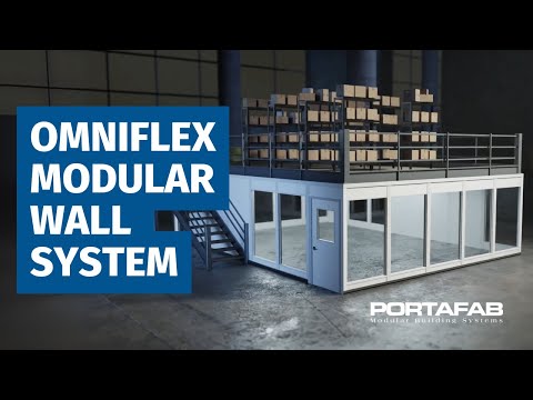 OmniFlex Modular Wall System | How PortaFab Simplifies Inplant Office Construction