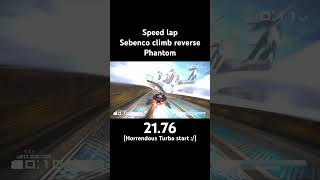 #wipeoutomegacollection Speed lap Sebenco climb reverse Phantom class 21.76