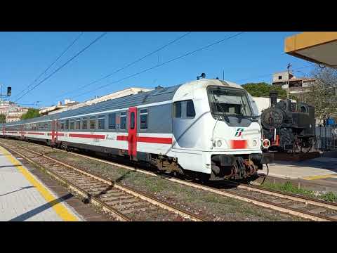 🇮🇹 FS Trenitalia E.464.371 | InterCity 722/728 Siracusa - Roma Termini |Catania Centrale 29.04.2023