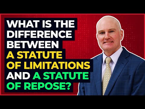 What is the Difference Between a Statute of Limitations and a Statute of Repose?