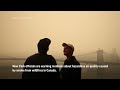 Hazardous air quality conditions in New York - Video