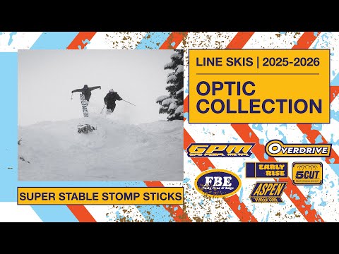 LINE Skis 2026 Optic Skis Collection - Super Stable Stomp Sticks