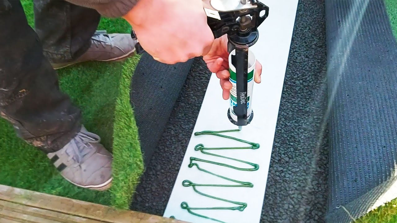 Watch video 04.01 Joining Quickgrass Artificial Grass Now 04.01 Joining Quickgrass Artificial Grass