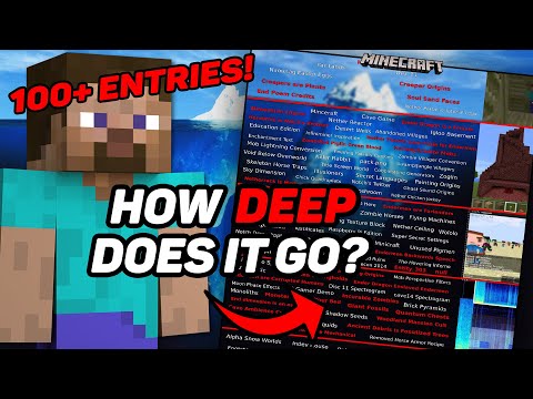 The ULTIMATE Minecraft Iceberg Explained in 1 Hour