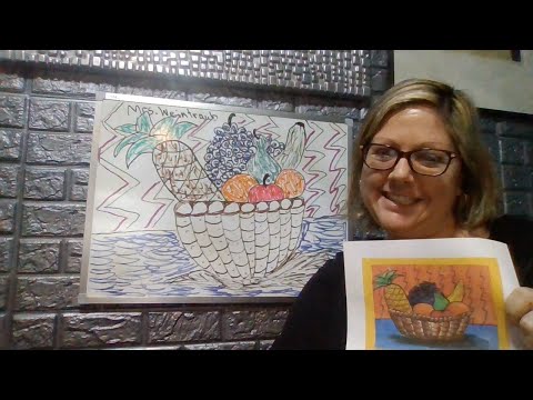 Paul Cezzane Fruit Bowl Inspired Still Life Art Step by Step with Mrs. Weintraub