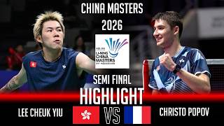 Download lagu SUPER PLAY‼️LEE Cheuk Yiu (HKG) vs Christo POPOV (FRA) | China Masters 2026 Badminton mp3