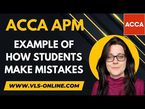 ACCA APM-Prüfung – Beispiele für typische Fehler von Studierenden | Häufige Fehler in der APM-Prü...