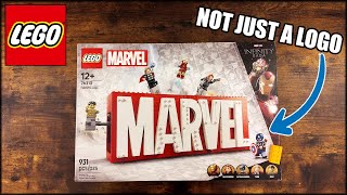 Looks Like a Logo… Until This Happens - LEGO Marvel Logo 76313 (2025) Review!