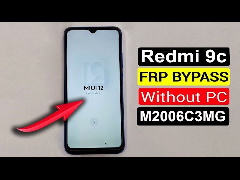 Redmi 9c Frp Bypass | Redmi 9c (M2006C3MG) Google Account Bypass Xiaomi Miui 12 (Without Pc)