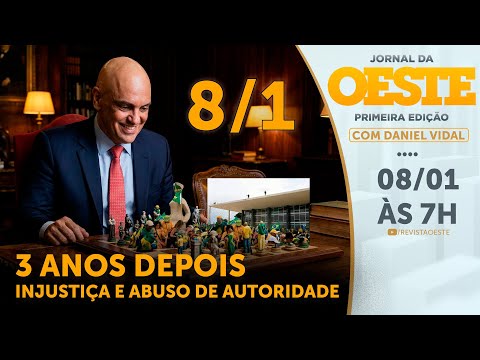 TRÊS ANOS DO SUPOSTO "GOLPE"  - JORNAL DA OESTE 1ª EDIÇÃO - 08/01/2026