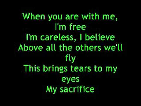 download lagu mp3 mp4 My Sacrifice Lyrics, download lagu My Sacrifice Lyrics gratis, unduh video klip My Sacrifice Lyrics