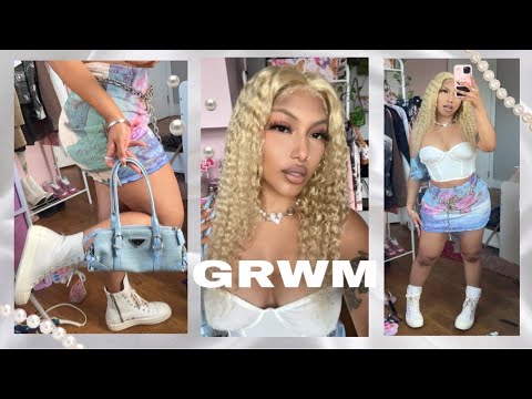 GRWM FOR A NIGHT OUT FT WORLD NEW HAIR ♡