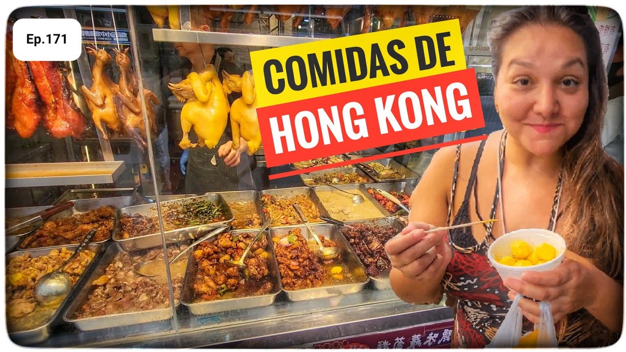 O Dia Inteiro COMENDO pelas RUAS de HONG-KONG