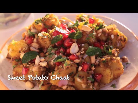 How To Make Sweet Potato Chaat || Nandita Iyer || Saffron Trail