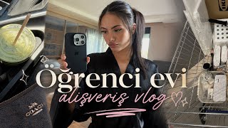 Öğrenci Evim İçin Alışveriş Vlog ! | aldıklarımı inceleyelim 🎀