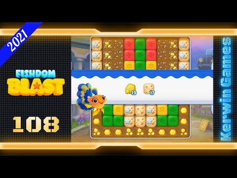 Fishdom Blast Level 108 - No Boosters - 29 moves (2021)